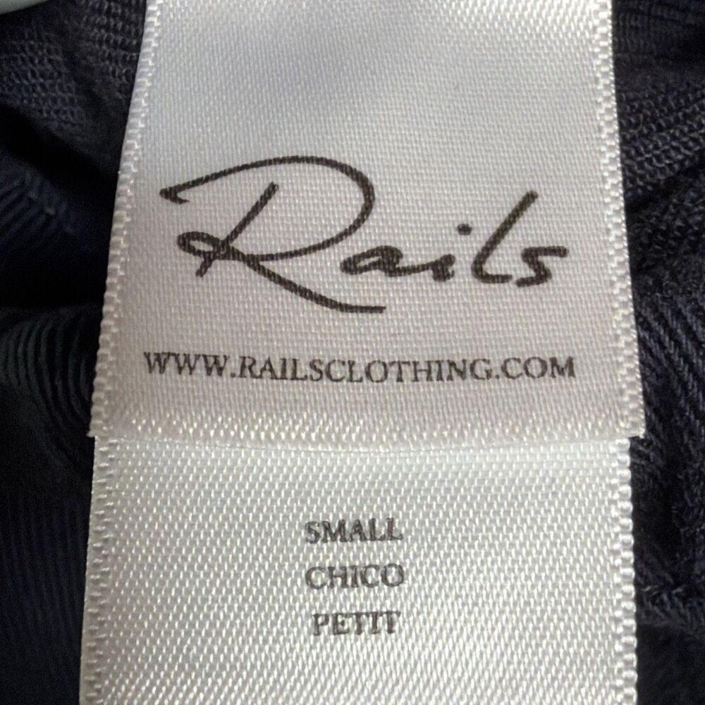 Rails Maverick Military Style Jacket S Indigo Aviation Utility Tencel Coastal - Picture 5 of 9